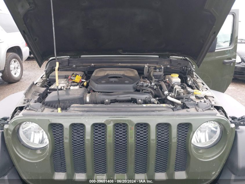 2021 Jeep Wrangler Unlimited Sport VIN: 1C4HJXDN0MW622051 Lot: 39651408