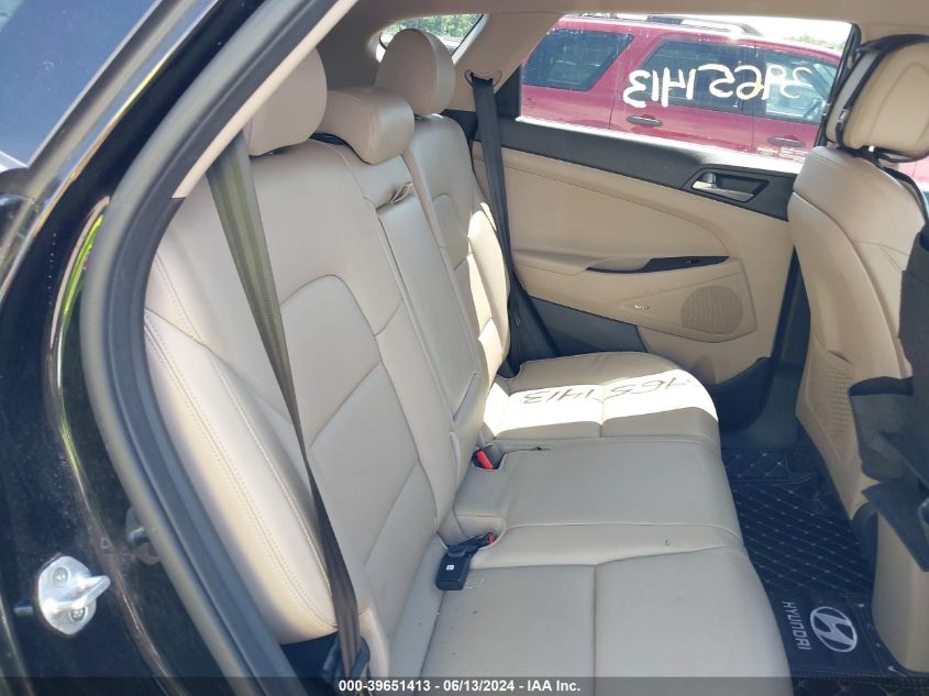 2017 Hyundai Tucson Limited VIN: KM8J3CA26HU271187 Lot: 39651413