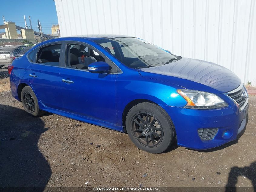 2015 Nissan Sentra Sr VIN: 3N1AB7AP8FY309395 Lot: 39651414