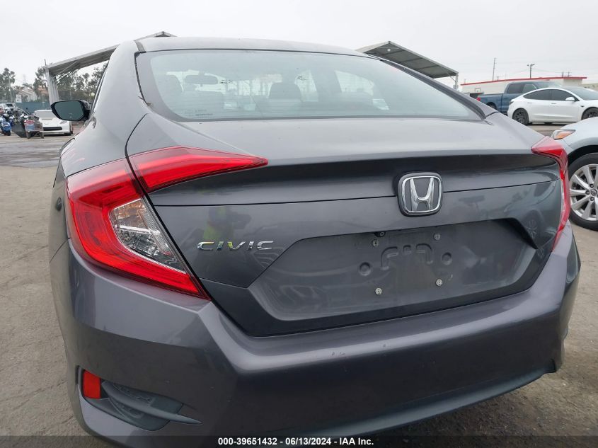2018 Honda Civic Lx VIN: 2HGFC2F57JH580152 Lot: 39651432