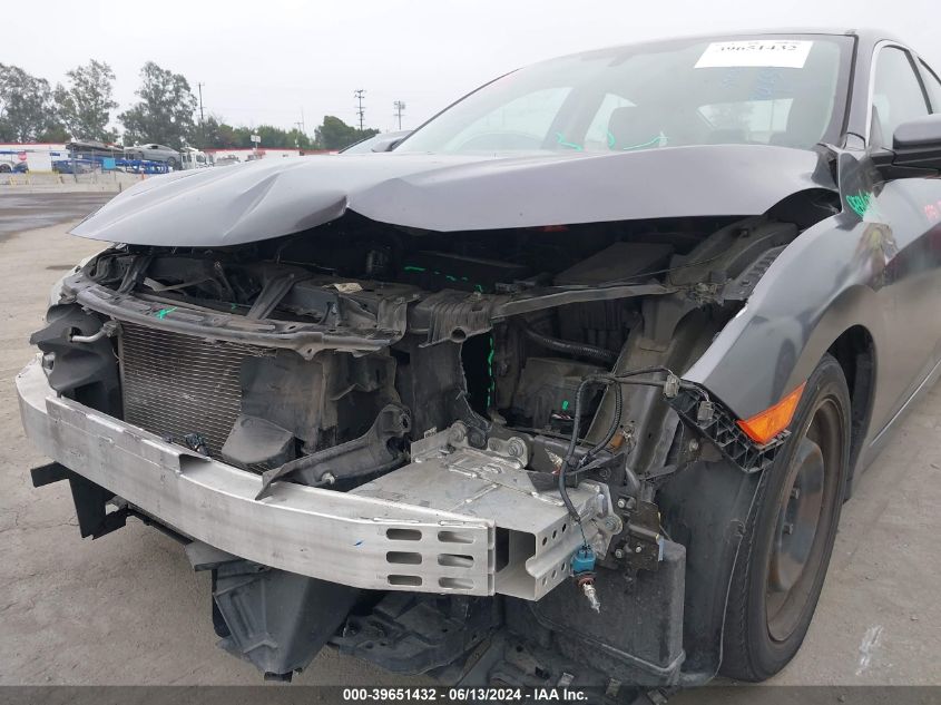 2018 Honda Civic Lx VIN: 2HGFC2F57JH580152 Lot: 39651432