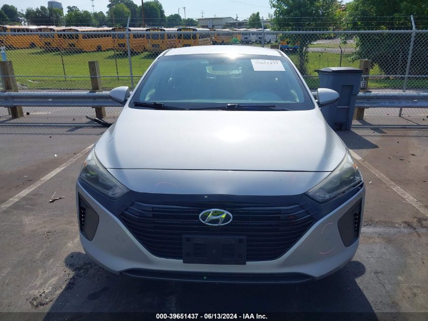 2018 Hyundai Ioniq Hybrid Blue VIN: KMHC65LC1JU064276 Lot: 39651437