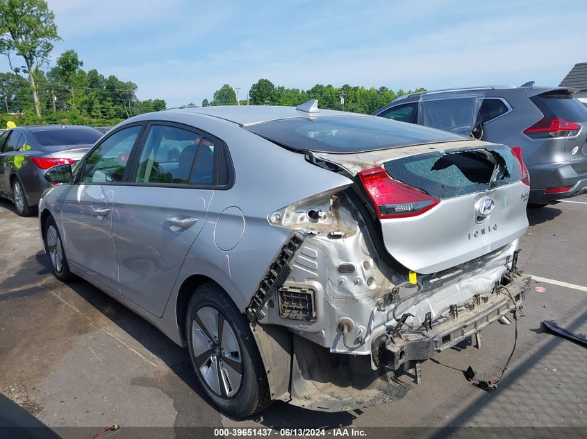 2018 Hyundai Ioniq Hybrid Blue VIN: KMHC65LC1JU064276 Lot: 39651437