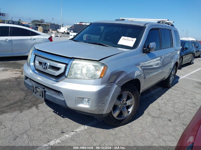 2009 Honda Pilot Ex-L VIN: 5FNYF48599B039743 Lot: 39651438