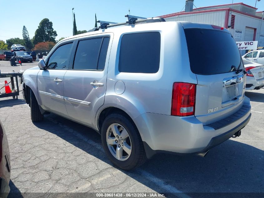 2009 Honda Pilot Ex-L VIN: 5FNYF48599B039743 Lot: 39651438