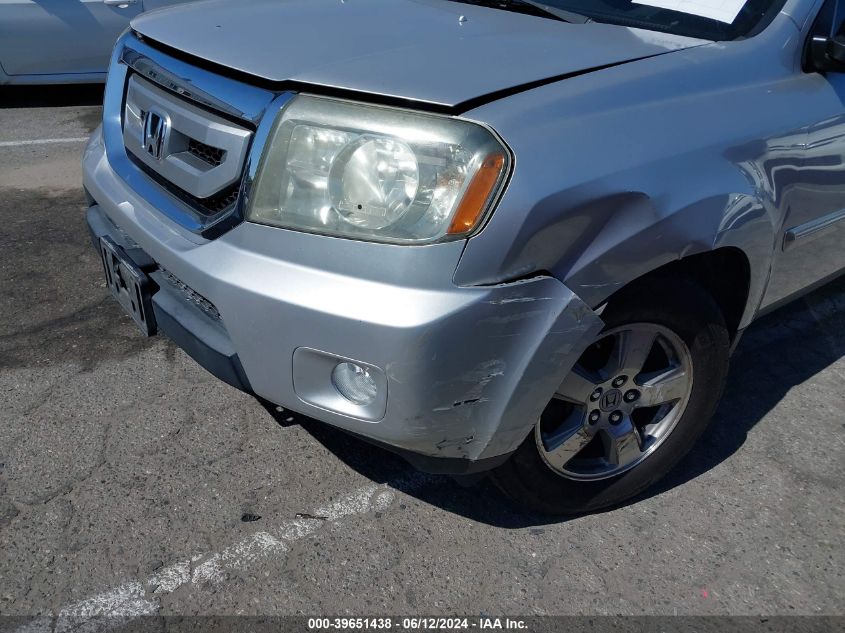 2009 Honda Pilot Ex-L VIN: 5FNYF48599B039743 Lot: 39651438