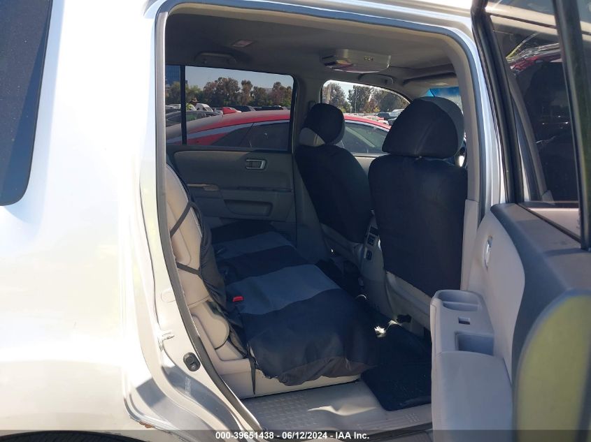 2009 Honda Pilot Ex-L VIN: 5FNYF48599B039743 Lot: 39651438