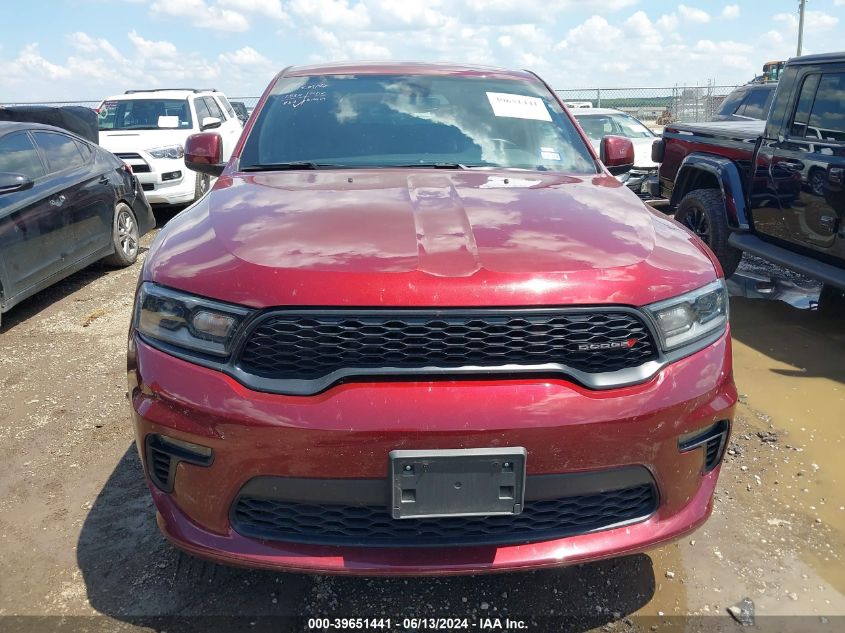 2022 Dodge Durango Gt Awd VIN: 1C4RDJDG5NC220121 Lot: 39651441