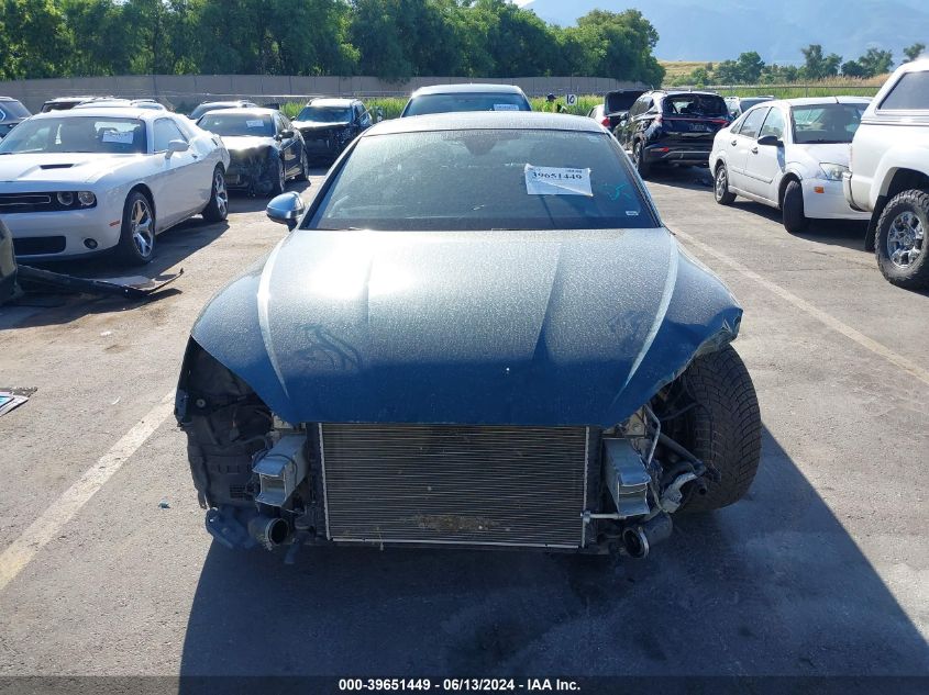 2018 Audi S5 3.0T Premium Plus VIN: WAUC4CF51JA023768 Lot: 39651449