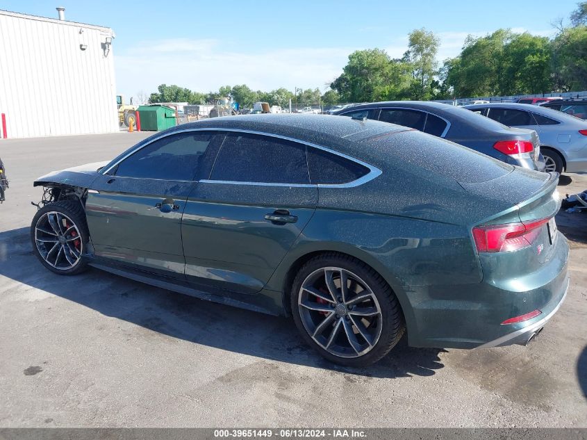 2018 Audi S5 3.0T Premium Plus VIN: WAUC4CF51JA023768 Lot: 39651449