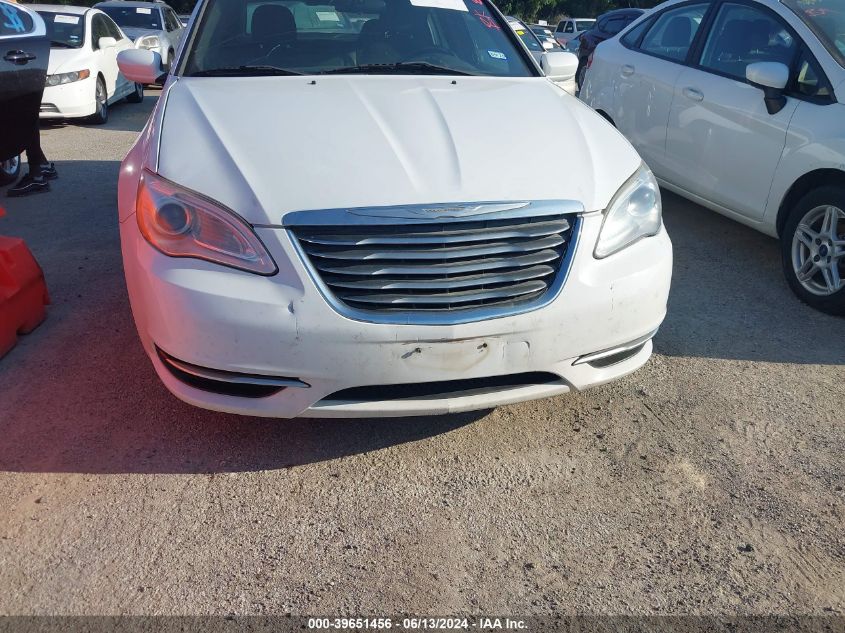 2012 Chrysler 200 Touring VIN: 1C3CCBBG0CN130740 Lot: 39651456