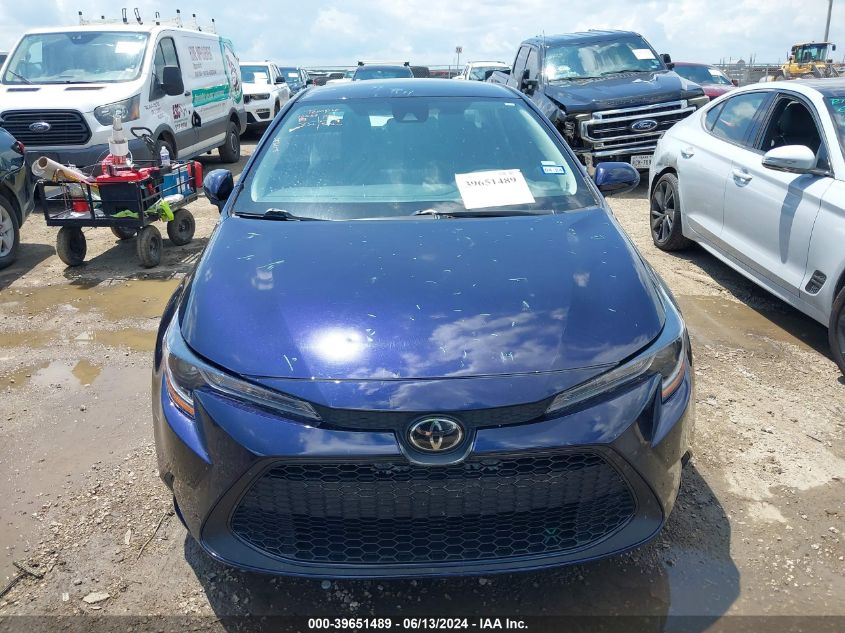 2022 Toyota Corolla Le VIN: 5YFEPMAE2NP333137 Lot: 39651489