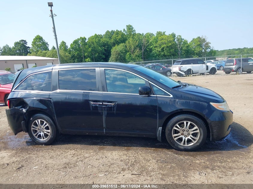 2013 Honda Odyssey Ex-L VIN: 5FNRL5H61DB046965 Lot: 39651512