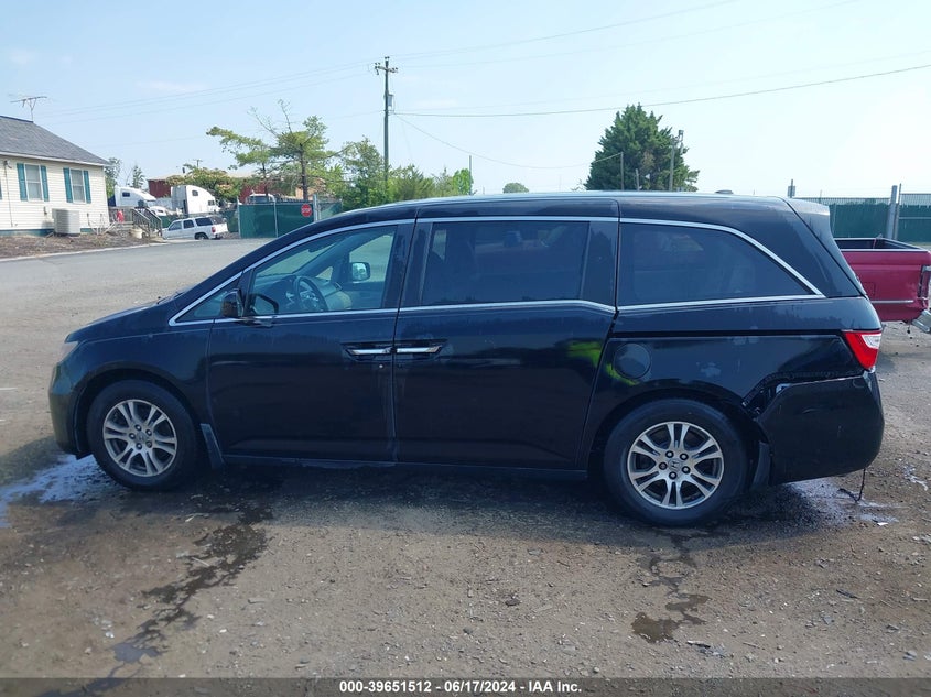 2013 Honda Odyssey Ex-L VIN: 5FNRL5H61DB046965 Lot: 39651512