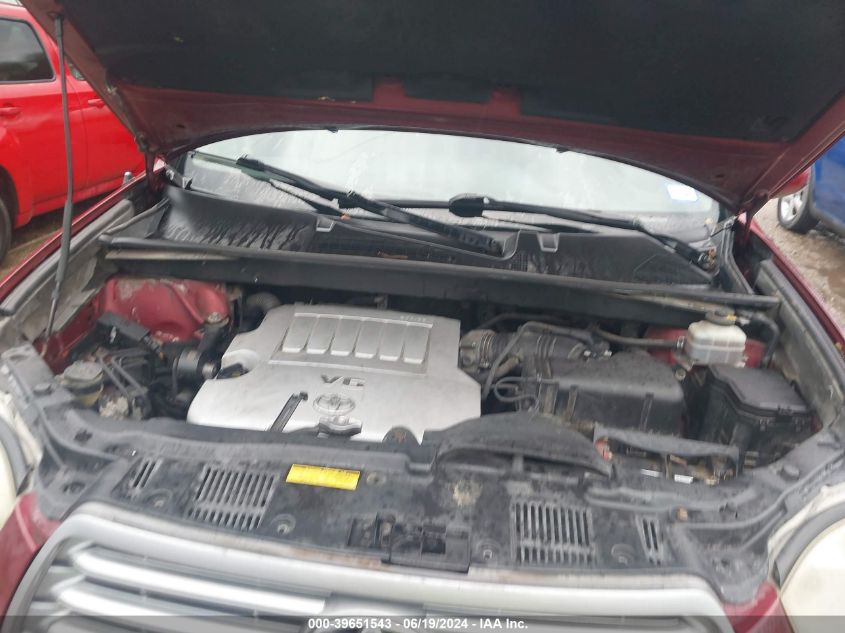 2008 Toyota Highlander VIN: JTEDS41A682042016 Lot: 39651543