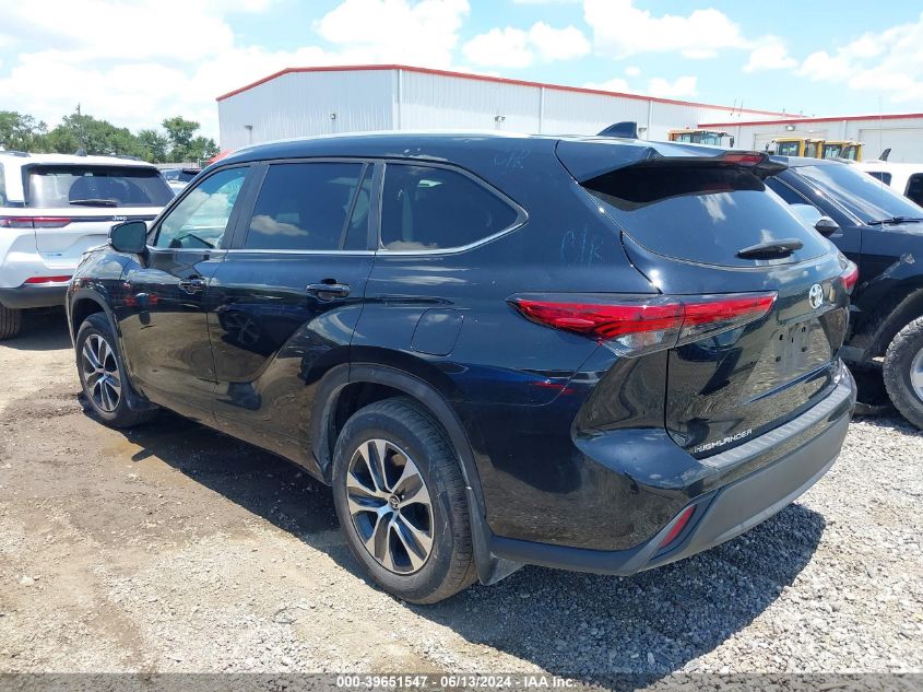 2023 Toyota Highlander Xle VIN: 5TDKDRAH4PS038229 Lot: 39651547