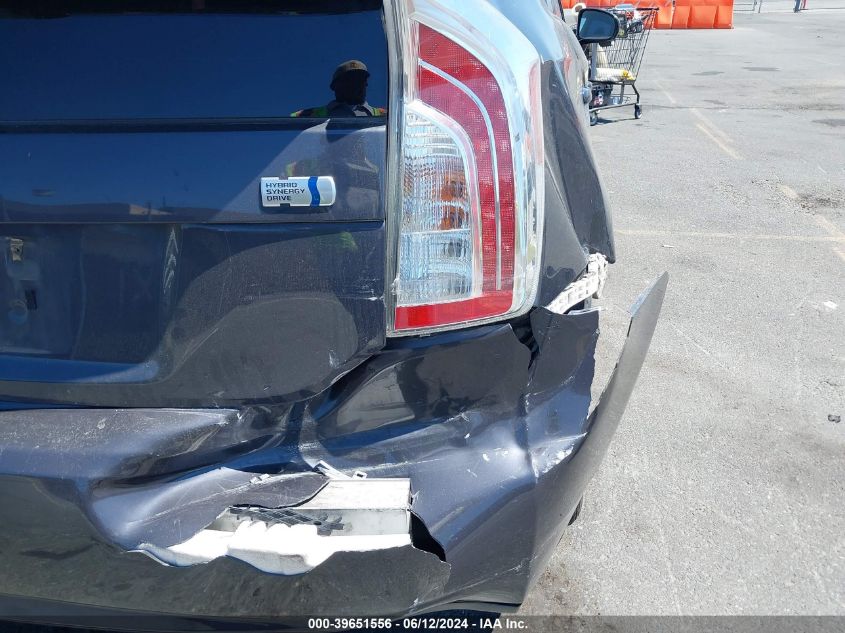 2014 Toyota Prius Two VIN: JTDKN3DU6E0388674 Lot: 39651556