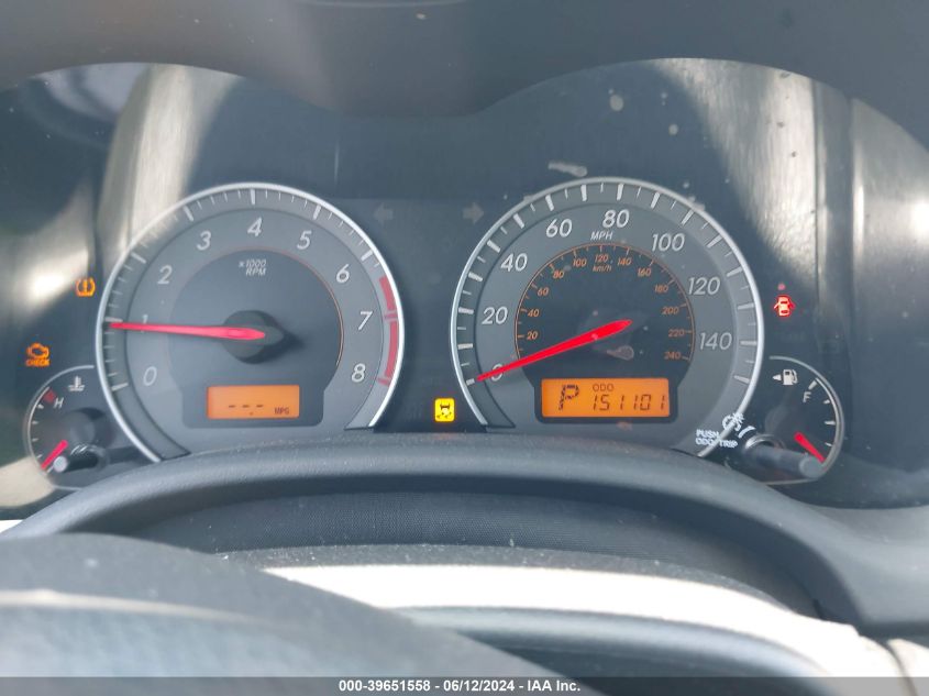 2009 Toyota Corolla Xrs VIN: 1NXBE40E99Z003722 Lot: 39651558