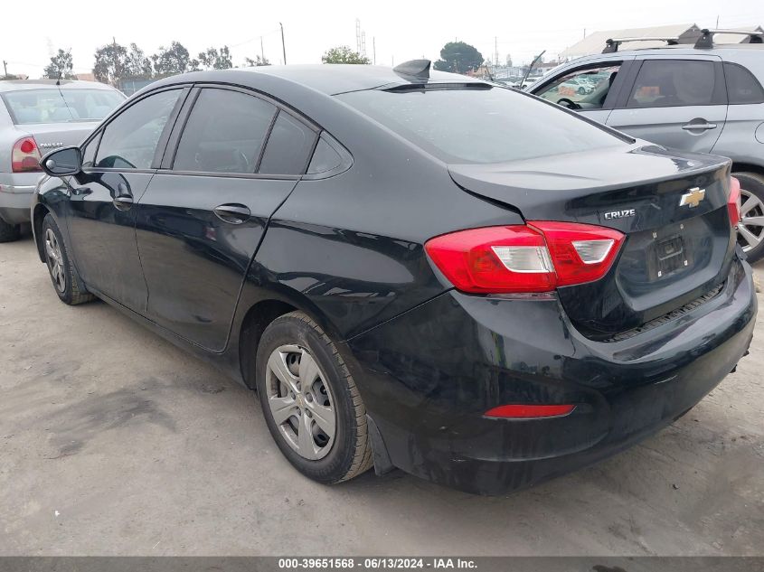 2017 Chevrolet Cruze Ls Auto VIN: 1G1BC5SM3H7105821 Lot: 39651568