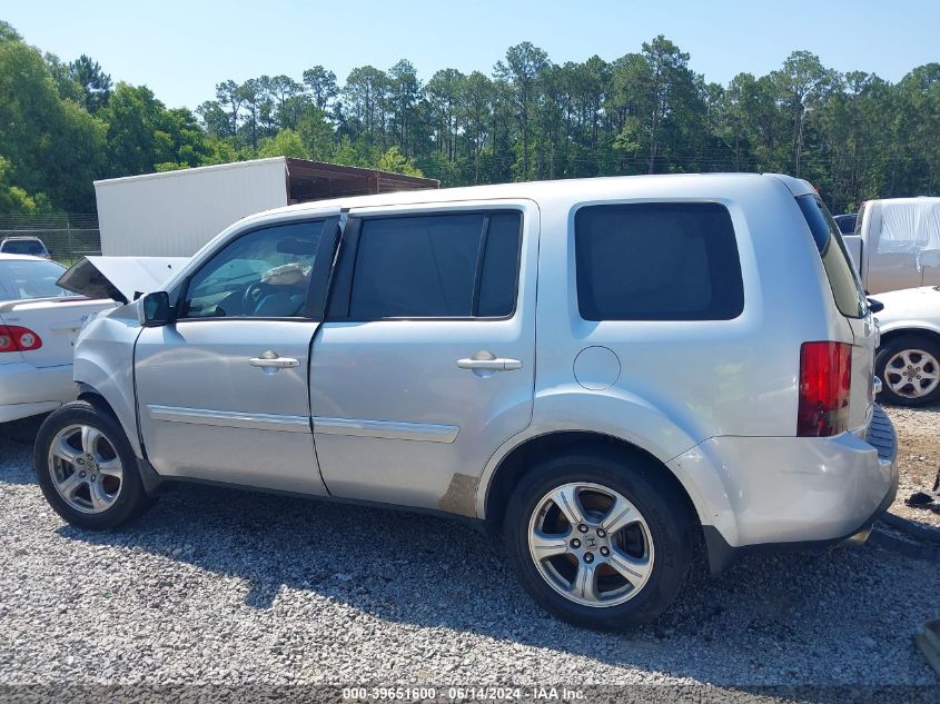 2013 Honda Pilot Ex-L VIN: 5FNYF3H57DB036018 Lot: 39651600