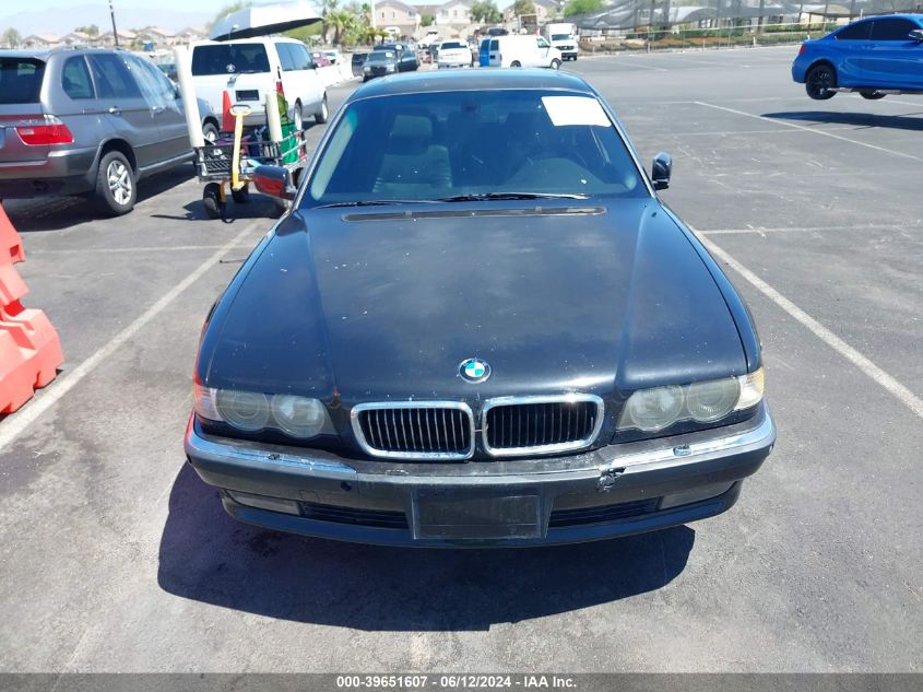 2001 BMW 740Il VIN: WBAGH83491DP32364 Lot: 39651607