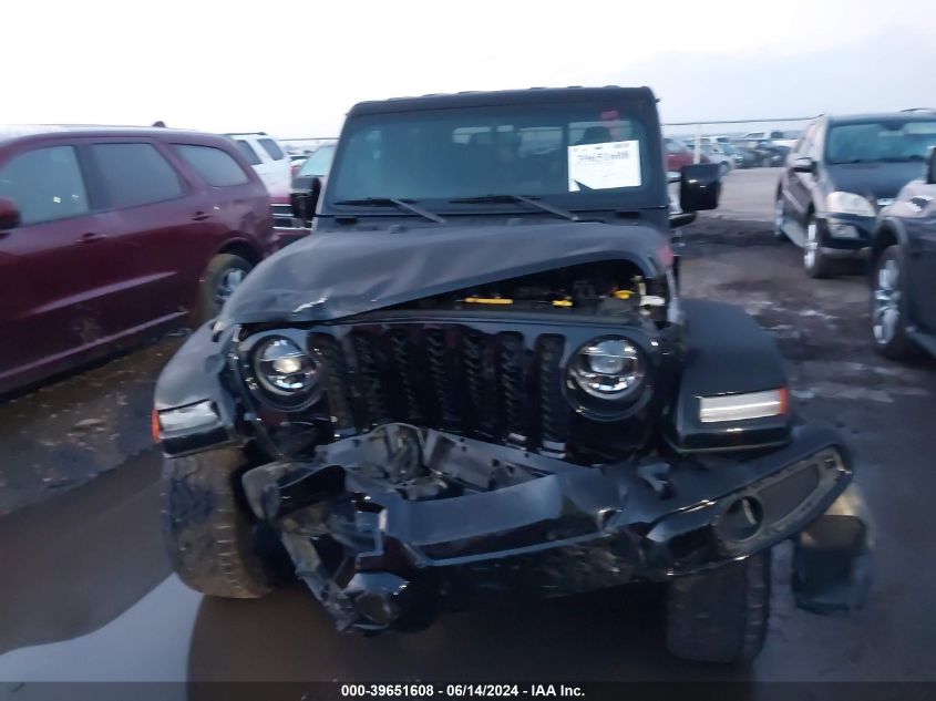 2022 Jeep Gladiator High Altitude 4X4 VIN: 1C6HJTFG8NL115108 Lot: 39651608