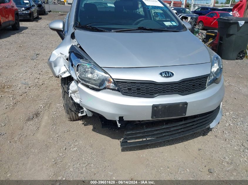 2017 Kia Rio Lx VIN: KNADM4A35H6051134 Lot: 39651628