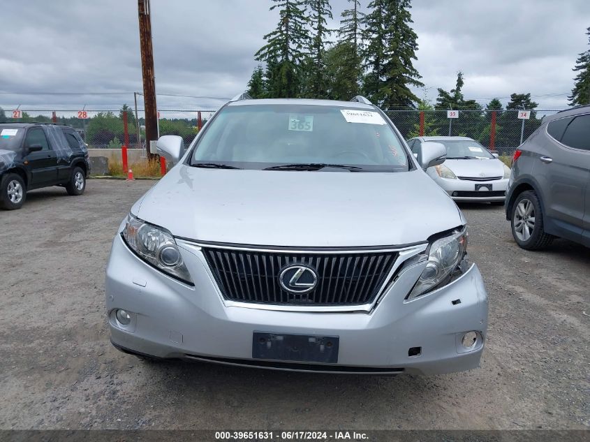 2011 Lexus Rx 350 VIN: JTJBK1BA7B2014450 Lot: 39651631