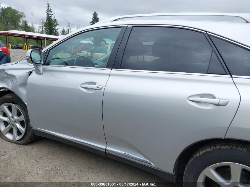 2011 Lexus Rx 350 VIN: JTJBK1BA7B2014450 Lot: 39651631