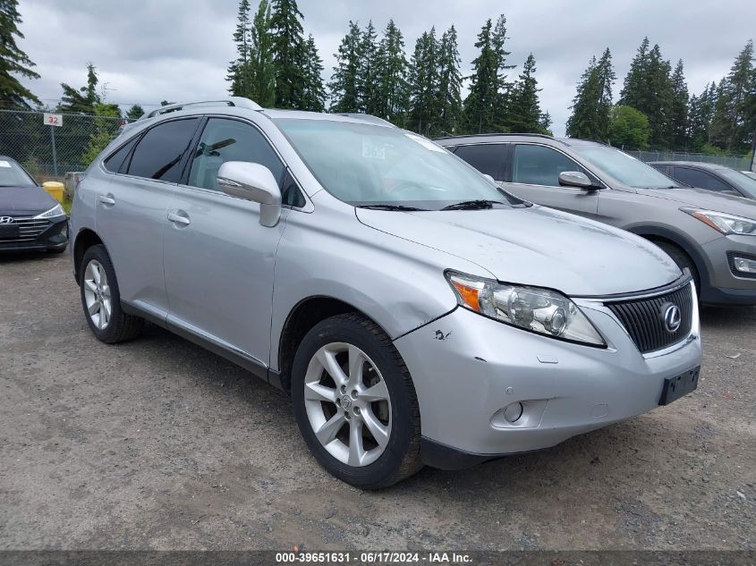 2011 Lexus Rx 350 VIN: JTJBK1BA7B2014450 Lot: 39651631