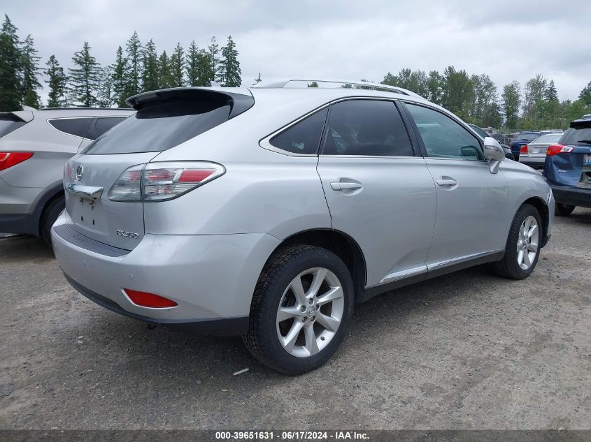 2011 Lexus Rx 350 VIN: JTJBK1BA7B2014450 Lot: 39651631