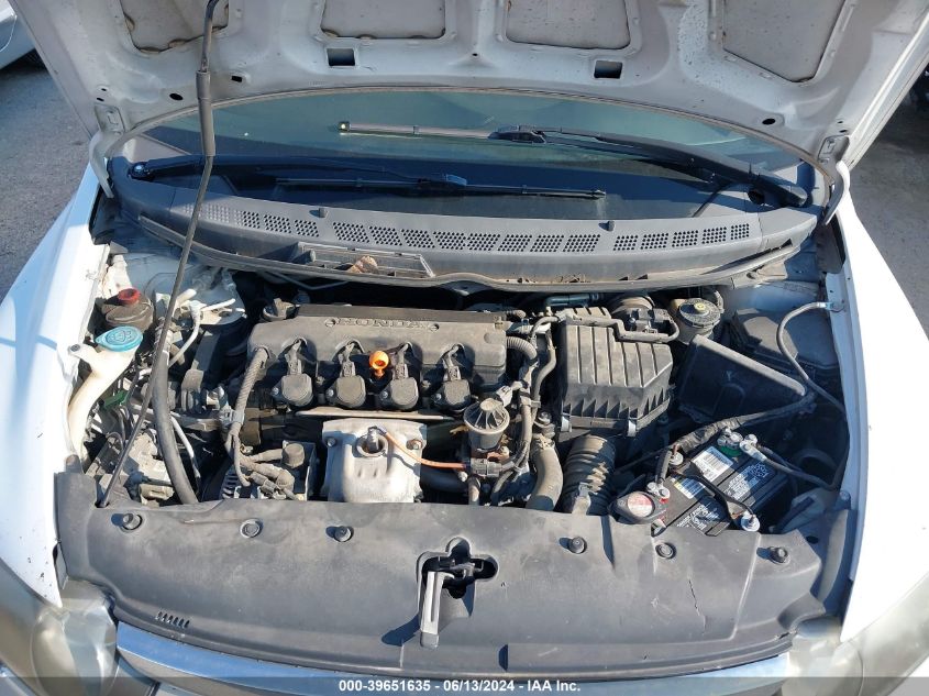 2009 Honda Civic Lx VIN: 19XFA16509E021287 Lot: 39651635