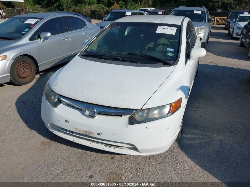 2009 Honda Civic Lx VIN: 19XFA16509E021287 Lot: 39651635