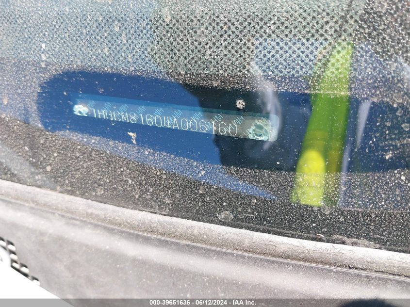 2004 Honda Accord 3.0 Ex VIN: 1HGCM81604A006160 Lot: 39651636