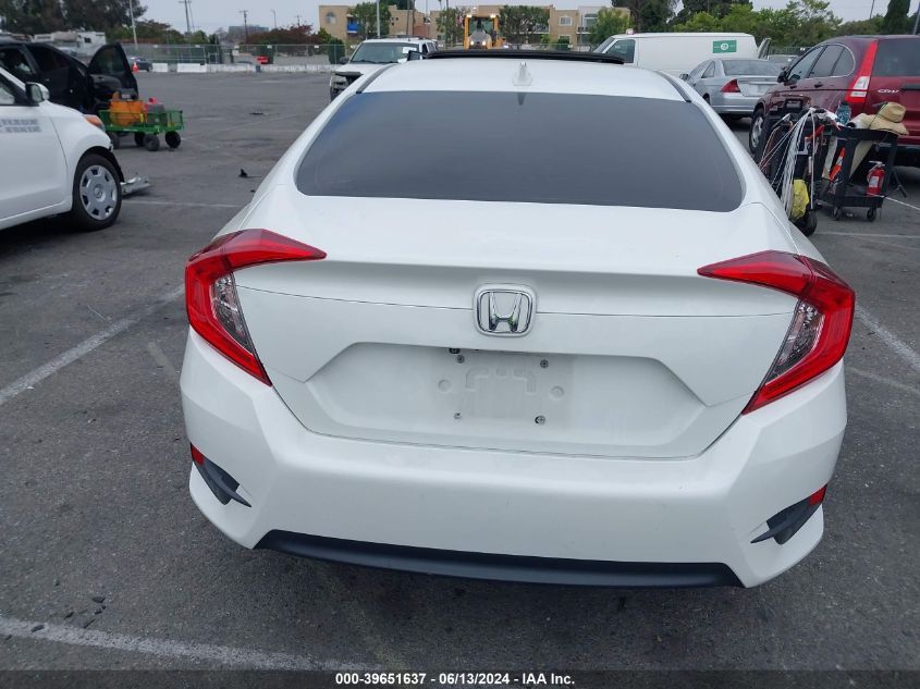 2018 Honda Civic Ex VIN: 2HGFC2F77JH557875 Lot: 39651637