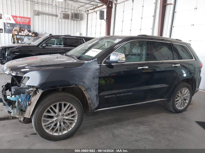 2018 Jeep Grand Cherokee Summit 4X4 VIN: 1C4RJFJG6JC144476 Lot: 39651662