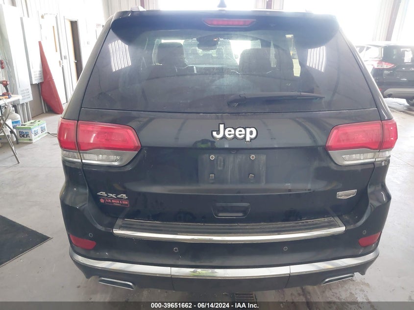 2018 Jeep Grand Cherokee Summit 4X4 VIN: 1C4RJFJG6JC144476 Lot: 39651662