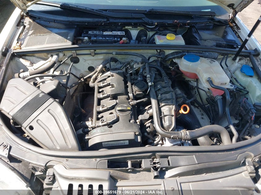 2008 Audi A4 2.0T/2.0T Special Edition VIN: WAUDF78E28A148887 Lot: 39651679