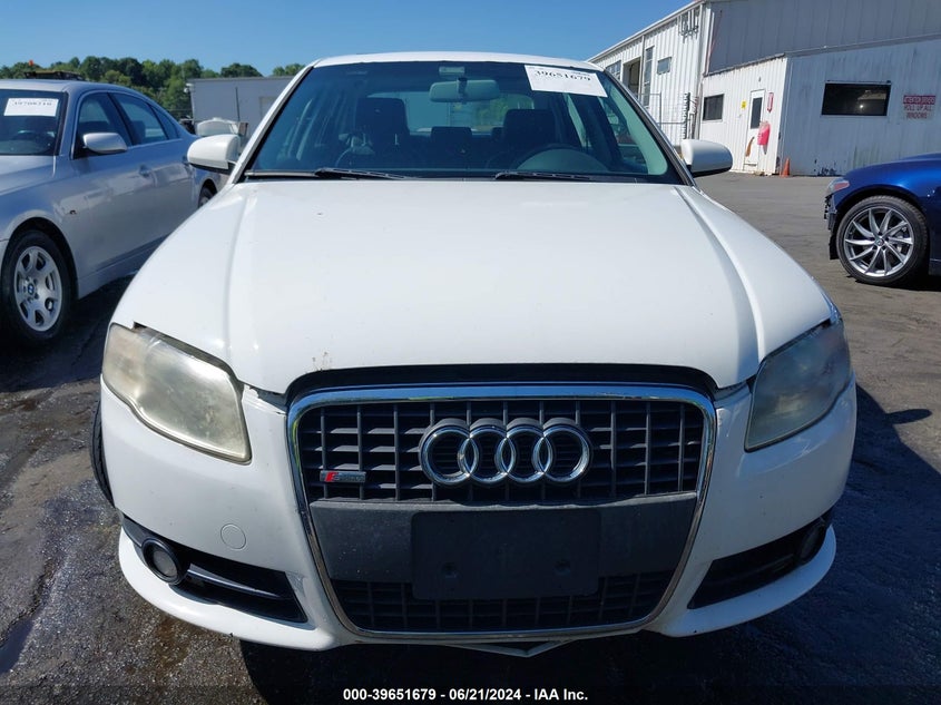 2008 Audi A4 2.0T/2.0T Special Edition VIN: WAUDF78E28A148887 Lot: 39651679