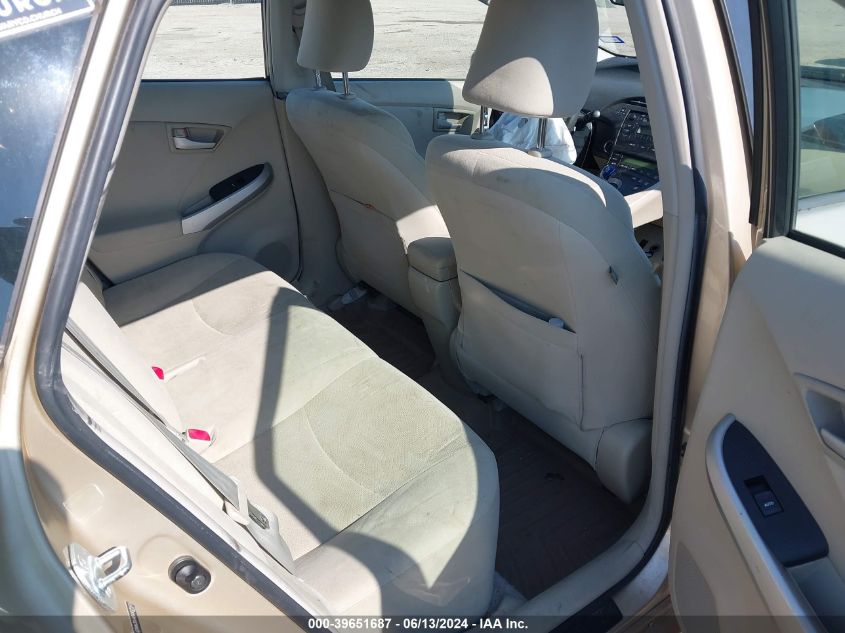 2011 Toyota Prius Two VIN: JTDKN3DU4B0302550 Lot: 39651687