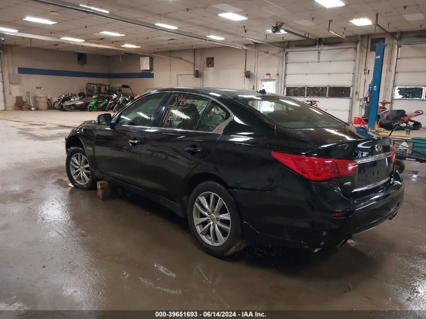 VIN JN1AV7ARXEM703426 2014 INFINITI Q50 HYBRID no.3