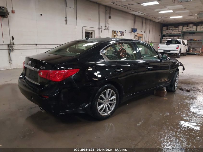 VIN JN1AV7ARXEM703426 2014 INFINITI Q50 HYBRID no.4