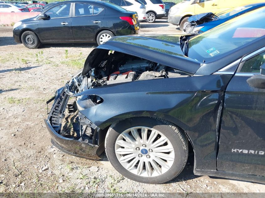 3FA6P0LU7DR338463 | 2013 FORD FUSION HYBRID