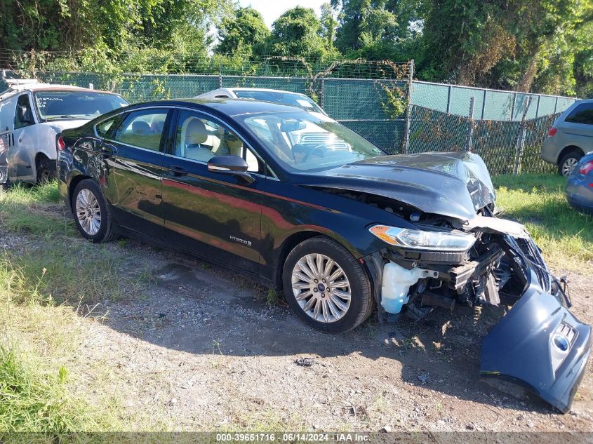 3FA6P0LU7DR338463 | 2013 FORD FUSION HYBRID