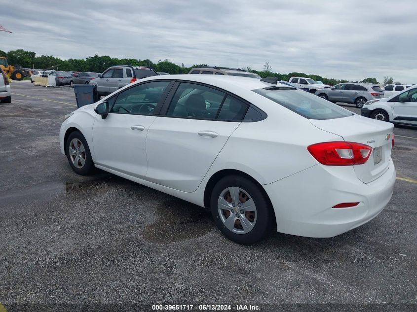 2017 Chevrolet Cruze Ls Auto VIN: 1G1BC5SM3H7221102 Lot: 39651717