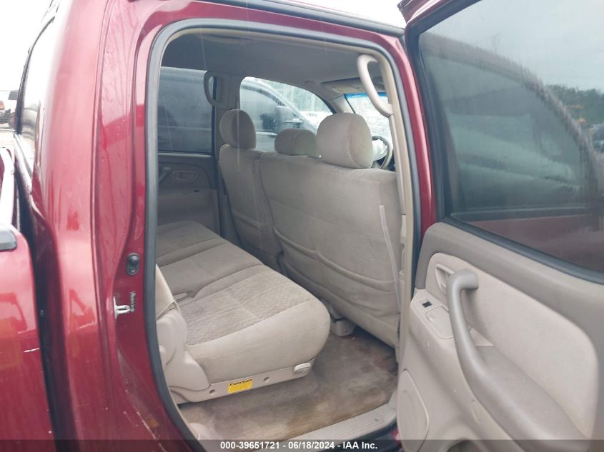 2006 Toyota Tundra Sr5 V8 VIN: 5TBET341X6S505642 Lot: 39651721