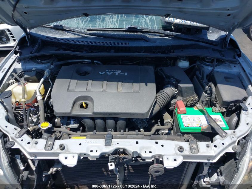 2010 Toyota Corolla S VIN: 2T1BU4EE0AC492142 Lot: 39651726