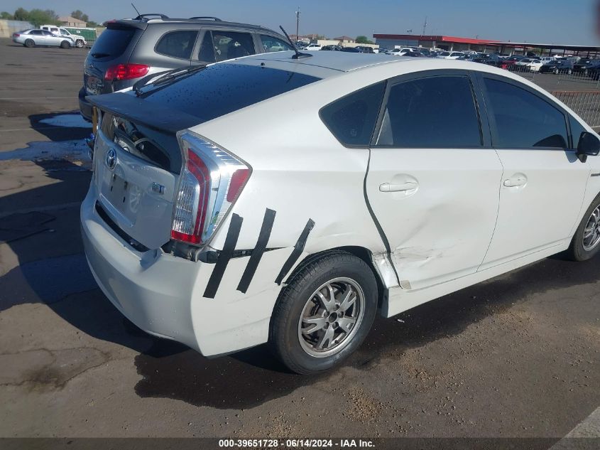 2011 Toyota Prius Three VIN: JTDKN3DU0B0272821 Lot: 39651728