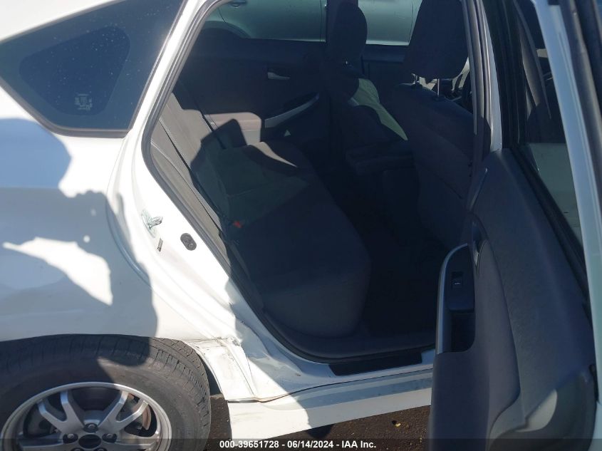 2011 Toyota Prius Three VIN: JTDKN3DU0B0272821 Lot: 39651728