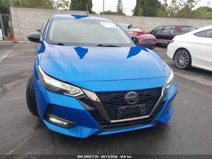 2020 Nissan Sentra Sr Xtronic Cvt VIN: 3N1AB8DVXLY257926 Lot: 39651730